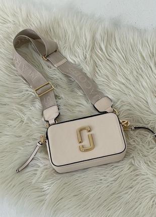 Marc jacobs the snapshot beige/gold1 фото