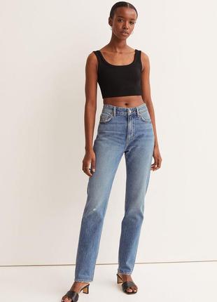Джинси з прямою штаниною "h&m"