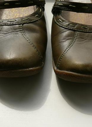 Кожаные туфли балетки дл. 25,5 см hush puppies4 фото