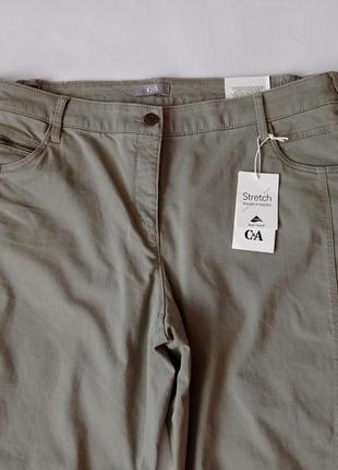 C&a. хлопковые брюки женские стрейч.2 фото