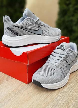 Кроссовки nike zoom white/grey4 фото