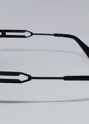 Dita очки мужские солнцезащитные черные однотонные в черном металле4 фото
