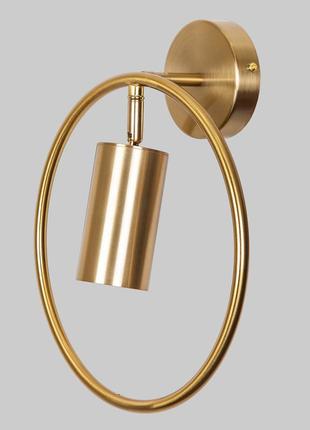Современный бронзовый настенный светильник (61-j2015-1 brz)