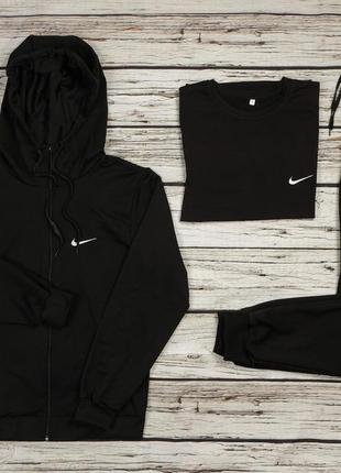 Спортивний костюм nike чоловічий + футболка1 фото