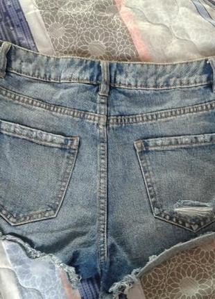 Шорти джинсові з аплікаціями denim new look 36р.2 фото