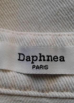Куртка, піджак, жакет, френч бавовняний молочного кольору daphnea paris нюанс7 фото