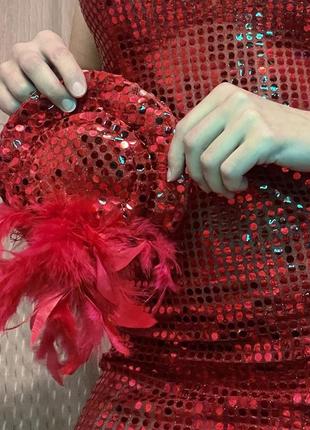 Красное пайеточное платье, go-go костюм, pole dance, танцы2 фото