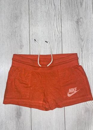 Женские легкие трикотажные шорты nike size s