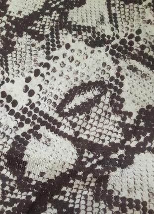 Штаны клеш shein модные трикотажные  лосины змеиная кожа на 7-9 лет5 фото