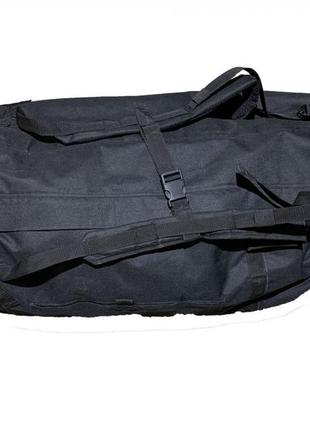 Тактическая сумка баул, черный  объем 100 л2 фото