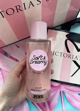 Парфумований спрей для тіла soft & dreamy pink  victoria's secret вікторія сікрет