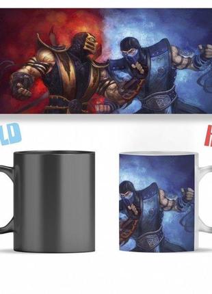 Кухоль хамелеон «mortal kombat»