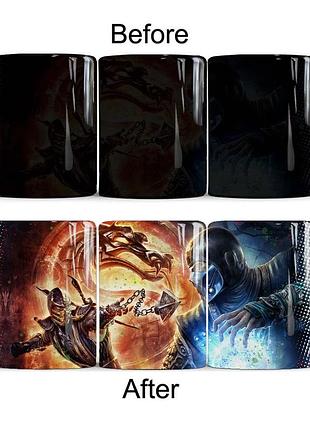 Кухоль хамелеон «mortal kombat»