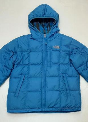 Зимняя двухсоронка пуховая куртка фирмы tne north face (оригинал) 146-152 размер