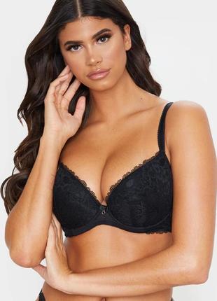 34e / 75f роскошный кружевной сексуальный черный бюстгальтер ann summers