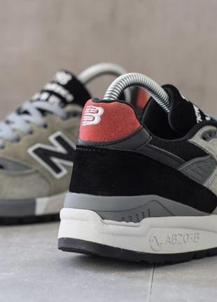 New balance 998 gray red3 фото