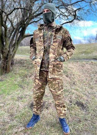 Військова форма весняна мультикам костюм літній армійський куртка та штани розмір 44-66