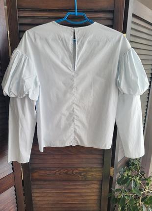 Блузка zara, размер l2 фото