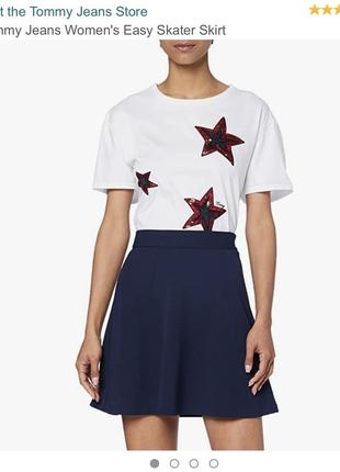 Мини юбка tommy hilfiger тенисная3 фото