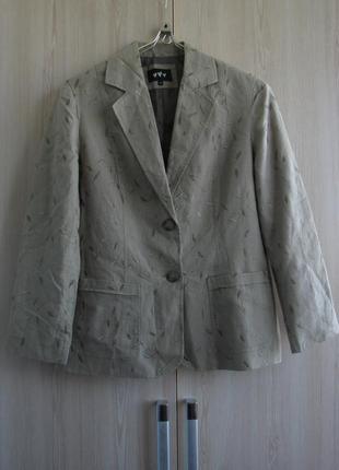 Лляний піджак жакет marks and spencer англія