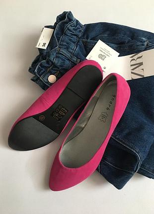 Замшеві балетки  andre розмір 37 (22110731215)