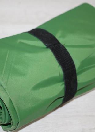 Туристический надувной коврик, матрас aricxi v (волна) зеленый.5 фото
