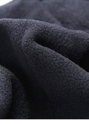 Универсальная балаклава-капюшон. флисовая балаклава лыжная теплая бафф, маска бандана флис (зимняя) черный4 фото