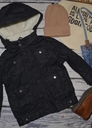2 - 3 года 98 см h&m обалденная фирменная куртка курточка парка мальчику евро зима3 фото
