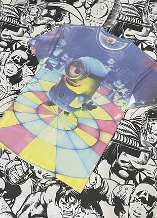 Футболка с принтом персонажи мультфильма неприятный я despicable me миньоны
