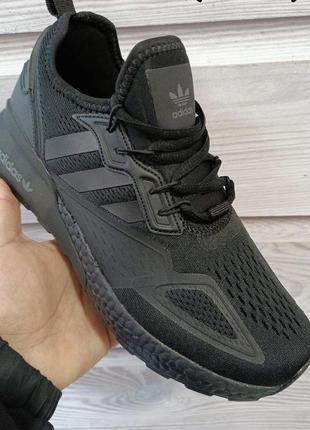 Чоловічі кросівки adidas zx 2k boost black white