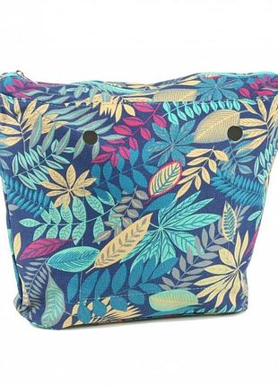 Джинсовая подкладка для сумки classic, тропик темная