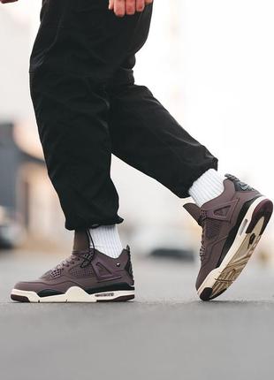 Кроссовки nike air jordan 4 retro a ma maniere violet ore3 фото