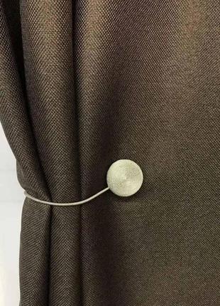 Готові щільні штори для спальні або вітальні 1,5х2,7 блекаут льон