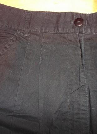 Шорты укороченные карманы черные р.м -  para2 фото