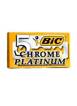 Лезвия для бритья bic chrome platinum 100шт. 6
