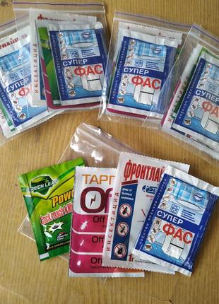 Ефективний засіб проти тарганів супер-фас + frontлайн м+powder (комплект 4 пакети)