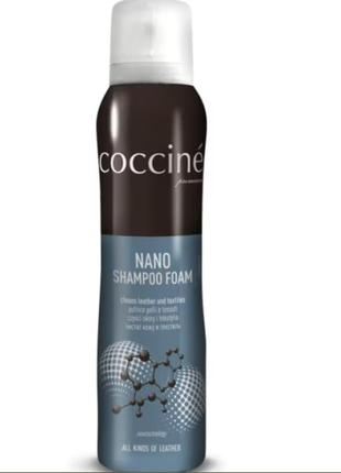 Пена-шампунь для чистки кожи и текстиля coccine nano shampoo foam 150 мл1 фото