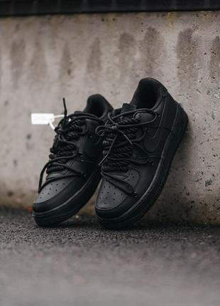 Кроссовки nike air force 1 off white low black