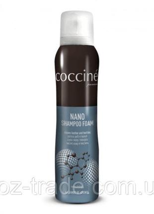 Шампунь для очищення шкіри, замші та текстилю coccine nano shampoo 150 мл2 фото
