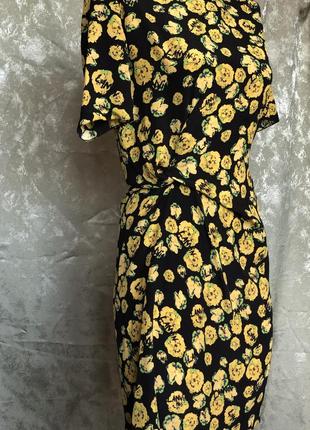 New летнее шелковое шифоновое платье футляр lanvin франция оригинал2 фото