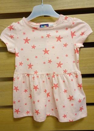 Плаття для дівчинки, бавовняне, літній, 62-68