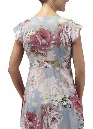 Романтичне плаття,туніка,сарафан на запах,квітковий принт,великий розмір, joe browns4 фото