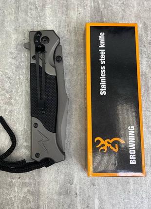Нож складной browning folding black
