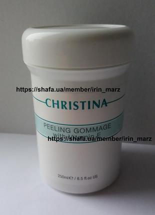Christina peeling gommage with vitamin e, 250мл пілінг маска гоммаж для обличчя з вітаміном e2 фото