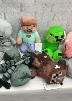 Мягкая игрушка minecraft майнкрафт  "герои майнкрафт" ,25 см1 фото