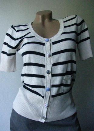 Бавовняна 100% кофта з гудзичками в квітковий принт jasper conran