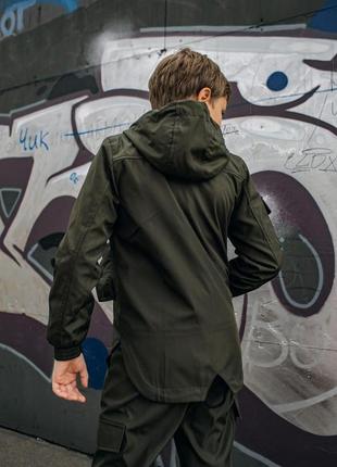 Куртка хакі дитяча "easy" softshell 4