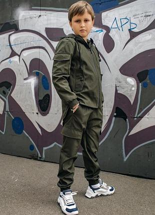 Куртка хакі дитяча "easy" softshell 5