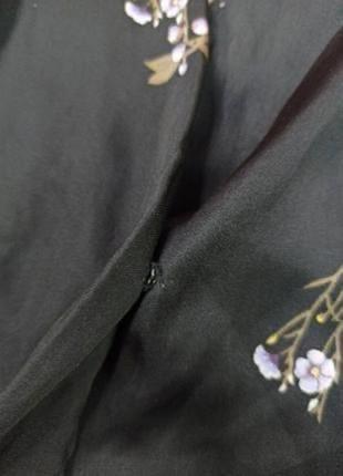 Очень красивая нарядная блуза боди на запах от h&amp;m, цветочный принт4 фото