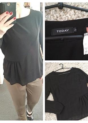 Актуальная стильная шифоновая блуза, италия, today, p. 12-14